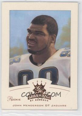 2002 Donruss Gridiron Kings - [Base] - Bronze #141 - John Henderson