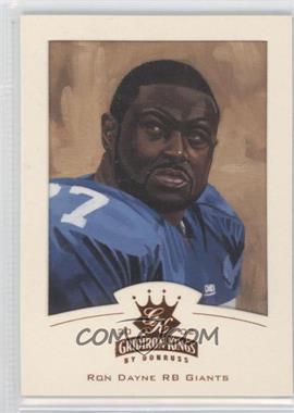 2002 Donruss Gridiron Kings - [Base] - Bronze #62 - Ron Dayne