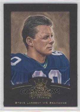 2002 Donruss Gridiron Kings - [Base] - Gold #172 - Steve Largent /100