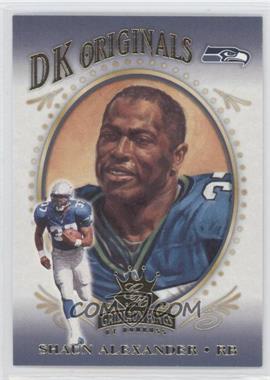 2002 Donruss Gridiron Kings - DK Originals #DK-3 - Shaun Alexander /1000