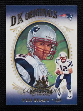 2002 Donruss Gridiron Kings - DK Originals #DK-4 - Tom Brady /1000 [COMC RCR Near Mint‑Mint+]