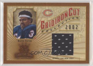 2002 Donruss Gridiron Kings - Gridiron Cut Collection #GC-70 - Walter Payton /400