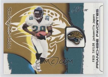 2002 Flair - Franchise Favorites #10 FF - Fred Taylor