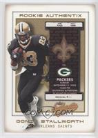 Rookie Authentix - Donte Stallworth #/250