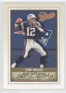 2002 Fleer Authentix - [Base] - Second Row #48 - Tom Brady /250