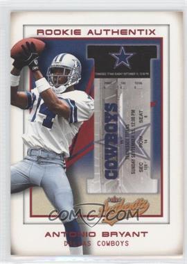 2002 Fleer Authentix - [Base] #107 - Rookie Authentix - Antonio Bryant /1250