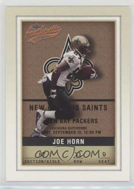 2002 Fleer Authentix - [Base] #11 - Joe Horn