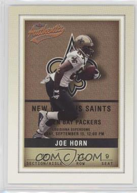 2002 Fleer Authentix - [Base] #11 - Joe Horn