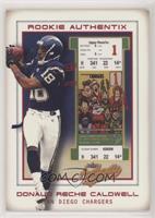 Rookie Authentix - Donald Reche Caldwell #/1,250