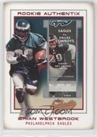 Rookie Authentix - Brian Westbrook #/1,250