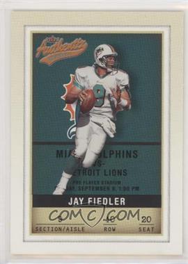 2002 Fleer Authentix - [Base] #40 - Jay Fiedler