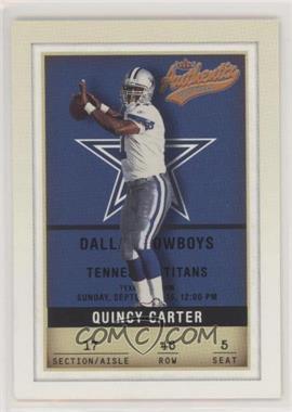 2002 Fleer Authentix - [Base] #46 - Quincy Carter