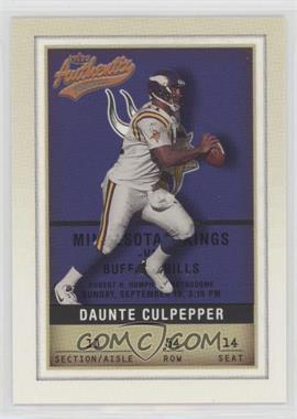 2002 Fleer Authentix - [Base] #54 - Daunte Culpepper