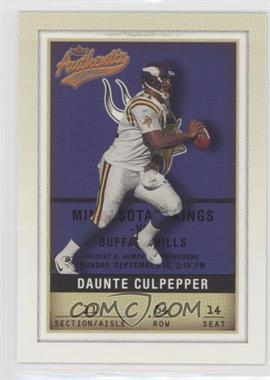 2002 Fleer Authentix - [Base] #54 - Daunte Culpepper