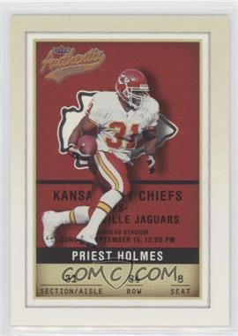 2002 Fleer Authentix - [Base] #84 - Priest Holmes