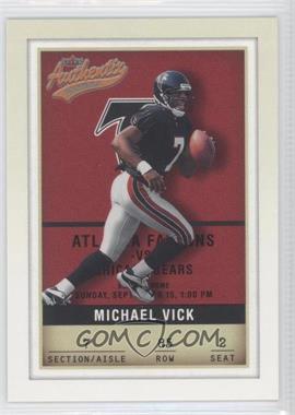 2002 Fleer Authentix - [Base] #85 - Michael Vick