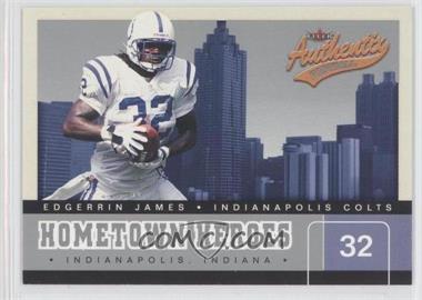 2002 Fleer Authentix - Hometown Heroes #14 HH - Edgerrin James