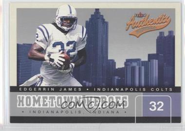 2002 Fleer Authentix - Hometown Heroes #14 HH - Edgerrin James