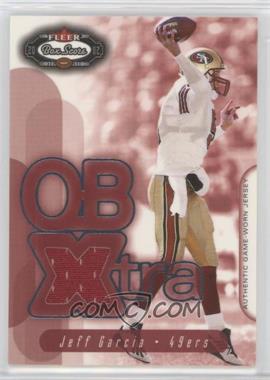 2002 Fleer Box Score - QB Extra Jerseys #_JEGA - Jeff Garcia