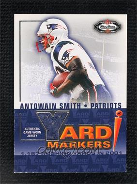 2002 Fleer Box Score - Yard Markers Memorabilia #_ANSM - Antowain Smith