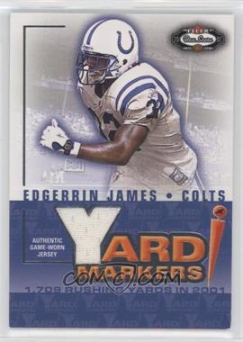 2002 Fleer Box Score - Yard Markers Memorabilia #_EDJA - Edgerrin James [EX to NM]