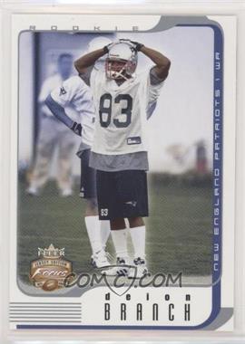 2002 Fleer Focus Jersey Edition - [Base] #115 - Deion Branch /1850 [EX to NM]