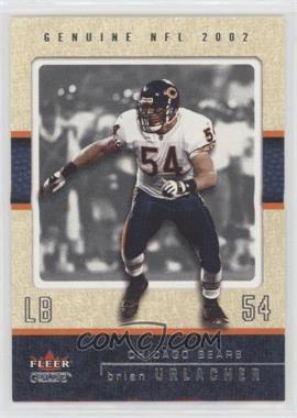 2002 Fleer Genuine - [Base] #1 - Brian Urlacher