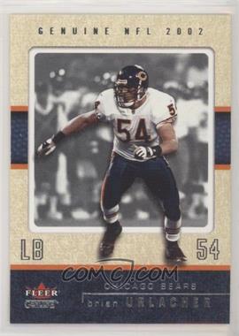 2002 Fleer Genuine - [Base] #1 - Brian Urlacher