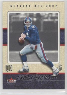 2002 Fleer Genuine - [Base] #102 - Kerry Collins