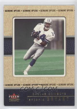 2002 Fleer Genuine - [Base] #136 - Genuine Upside - Antonio Bryant /599