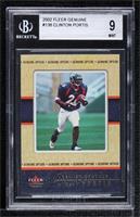 Genuine Upside - Clinton Portis [BGS 9 MINT] #/599