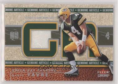 2002 Fleer Genuine - Genuine Article - 500 #GA-BF - Brett Favre /500