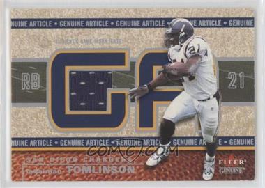 2002 Fleer Genuine - Genuine Article #GA-LT - LaDainian Tomlinson [Good to VG‑EX]