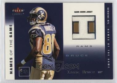 2002 Fleer Genuine - Names of the Game Jerseys #IB-NG - Isaac Bruce /500