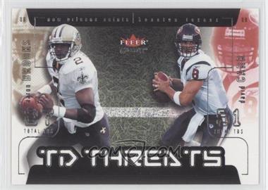 2002 Fleer Genuine - TD Threats #25 TD - Aaron Brooks, David Carr