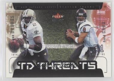 2002 Fleer Genuine - TD Threats #25 TD - Aaron Brooks, David Carr