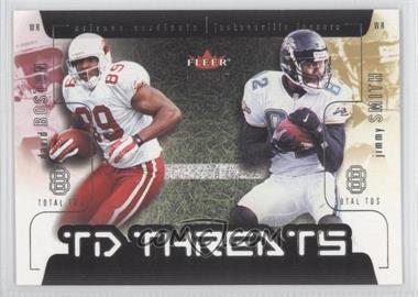 2002 Fleer Genuine - TD Threats #4 TD - Jimmy Smith, David Boston