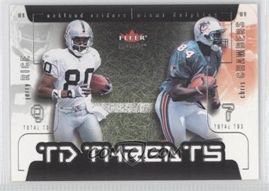 2002 Fleer Genuine - TD Threats #8 TD - Jerry Rice, Chris Chambers