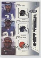 Jamal Lewis, LaDainian Tomlinson, William Green