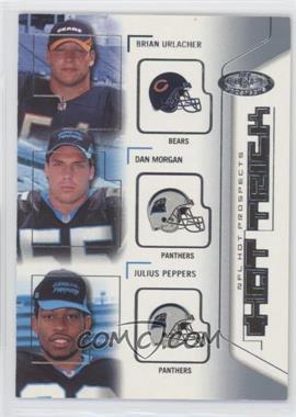 2002 Fleer Hot Prospects - Hat Trick #3 HT - Brian Urlacher, Dan Morgan, Julius Peppers