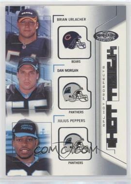 2002 Fleer Hot Prospects - Hat Trick #3 HT - Brian Urlacher, Dan Morgan, Julius Peppers