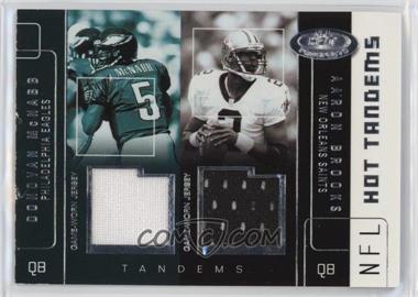 2002 Fleer Hot Prospects - Hot Tandems Materials #DM-AB - Donovan McNabb, Aaron Brooks /100 [Poor to Fair]