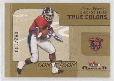 2002 Fleer Maximum - [Base] - To the Max #258 - True Colors - Adrian Peterson /100