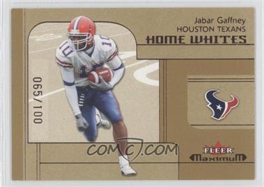 2002 Fleer Maximum - [Base] - To the Max #280 - Home Whites - Jabar Gaffney /100