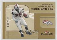 Home Whites - Clinton Portis #/100