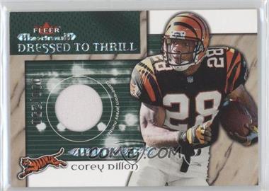2002 Fleer Maximum - Dressed to Thrill - Numbers #_CODI - Corey Dillon /250