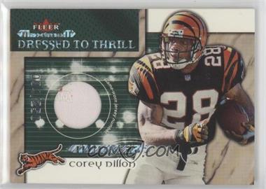 2002 Fleer Maximum - Dressed to Thrill - Numbers #_CODI - Corey Dillon /250