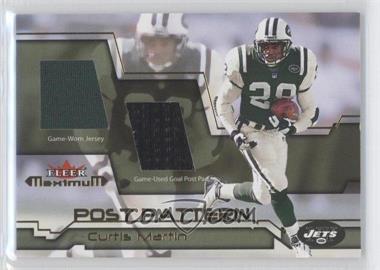 2002 Fleer Maximum - Post Pattern Materials #_CUMA - Curtis Martin