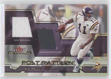 2002 Fleer Maximum - Post Pattern Materials #_DACU - Daunte Culpepper