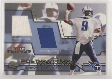 2002 Fleer Maximum - Post Pattern Materials #_STMC - Steve McNair [EX to NM]